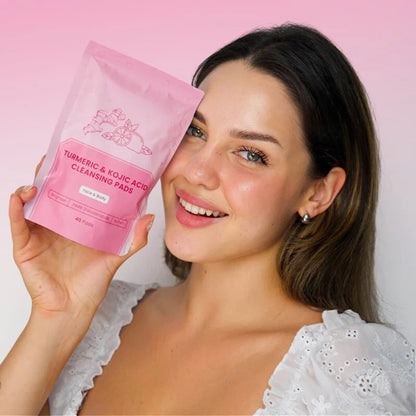 Silkeza Glow™ Turmeric & Kojic Acid Cleansing Pads